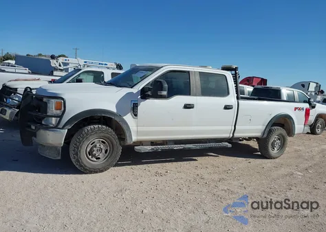 2021 Ford F-250 Xl из США, поврежденный, VIN 1FT7W2B69MED13535